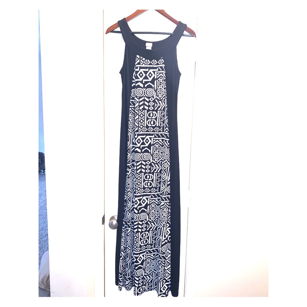 Black and White Maxi Dress